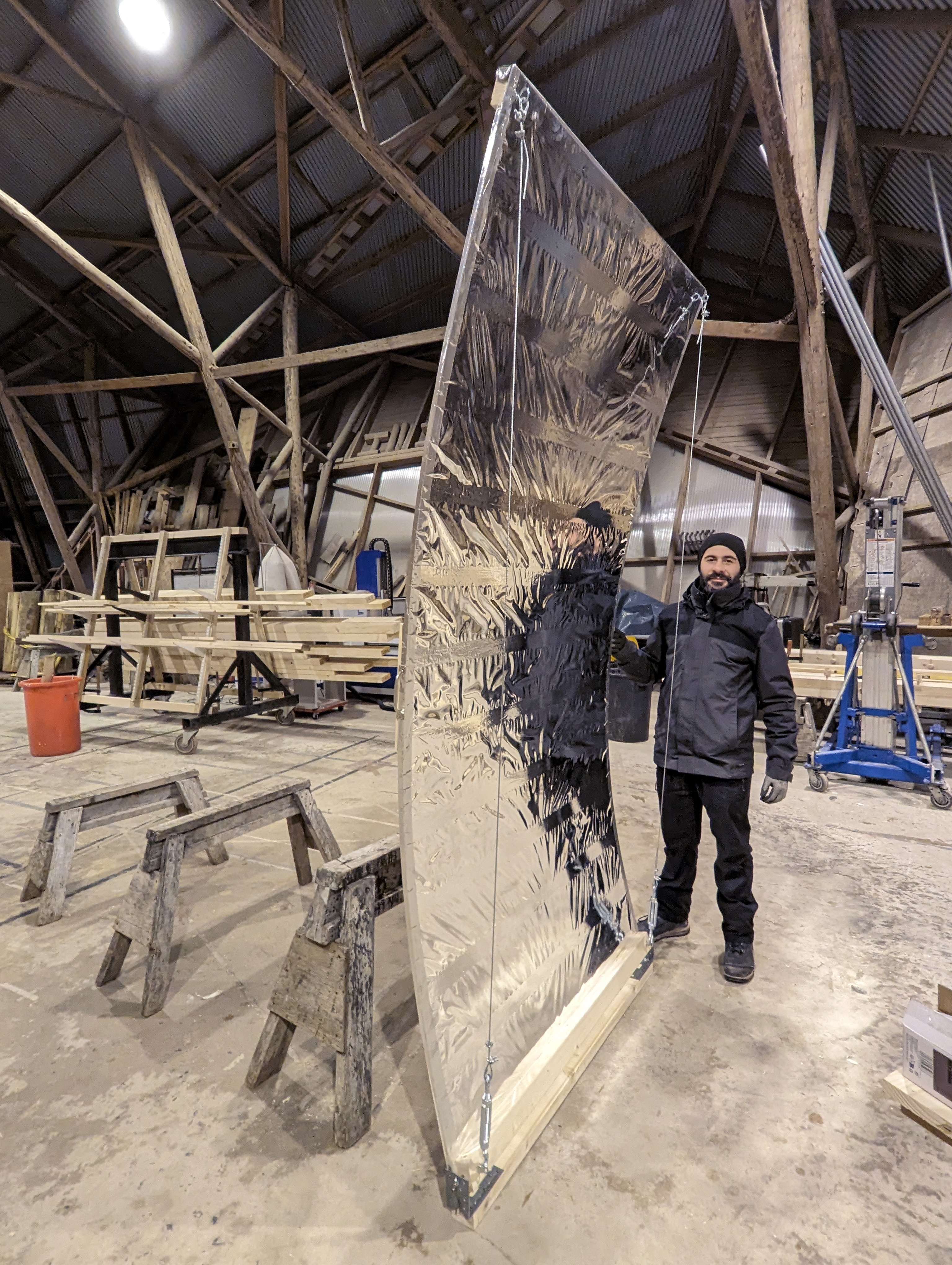 04_andrea_and_the_new_hypatia_reflector_prototype 04_andrea_and_the_new_hypatia_reflector_prototype